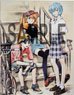 Yoshiyuki Sadamoto [Neon Genesis Evangelion] F6 Canvas Art B (Anime Toy)