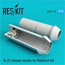 Tu-22 `Blinder` Exhaust Nozzles fo Modelsvit Kit (Plastic model)