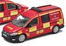 Volkswagen Caddy Maxi フォルクスワーゲンキャディ - UK 消防レスキューカー (ミニカー)
