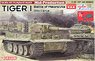 WWII German Pz.Kpfw.VI Ausf.E Tiger I Middle Production Zimmerit Otto Carius (1944 Battle of Malinava) w/Magic Track (Plastic model)