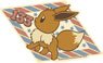 Pokemon Retro Sticker Collection 11. Eevee (Anime Toy)