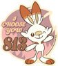 Pokemon Retro Sticker Collection 19. Scorbunny (Anime Toy)