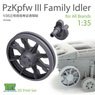 PzKpfw III Family Idler Set for All Brands (Plastic model)