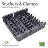 Brackets & Clamps for German Panzer Set (Plastic model)