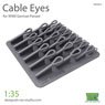 Cable eyes for German Panzer Set (Plastic model)