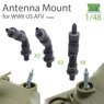 Antenna Mount Set for WWII US AFV (Plastic model)