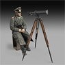 Erwin Rommel With Tripod Telescope (75mm) (Plastic model)