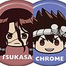 Dr. Stone Churu Chara Mini Can Badge 5 Pieces Set [Senku Ishigami & Chrome & Gen Asagiri & Tsukasa Shishio & Hyoga] (Anime Toy)
