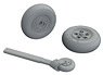 Spitfire Mk.V Wheels (for Eduard) (Plastic model)