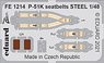 P-51K Seatbelts Steel (for Eduard) (Plastic model)
