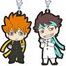 [Haikyu!! To The Top] Rubber Strap Collection Cheering Party (Set of 6) (Anime Toy)