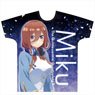 The Quintessential Quintuplets Season 2 Full Graphic T-Shirt C [Miku Nakano] (Anime Toy)