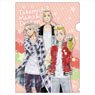 Tokyo Revengers Pastel Crayon Art A4 Clear File Takemichi & Mikey & Draken (Anime Toy)