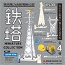 関西電力送配電(株)公認 鉄塔ミニチュアコレクション (9個セット) (完成品)