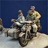 Waffen SS Motorcycle Crew, Hungary, Winter 1945 (Plastic model)