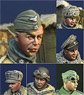 Waffen SS Head Set 1 (6 Heads) (Plastic model)