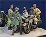 `Unternehmen Fruhlingserwachen` 3.SS PzDiv.Soldiers, Hungary, Winter 1945 For Zundapp KS 750 Motorcycle (5 Figures + Motorcycle Accessories) (Plastic model)