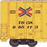 993 01 841 (N) 60ft ボックスカー TTX (3両セット) ★外国形モデル (鉄道模型)