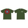 TOP GUN ファイターウエポンスクールTシャツ OD Mサイズ (ミリタリー完成品)