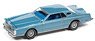 1977 Lincoln Continental Coupe Mark V Medium Blue (Diecast Car)
