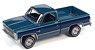 1984 Chevy Silverado Light Blue / Dark Blue (Diecast Car)