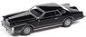 1977 Lincoln Continental Coupe Mark V Gloss Black (Diecast Car)