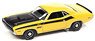 1970 Dodge Challenger T/A FY1 Banana Yellow / Black (Diecast Car)