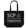 SCP Foundation Large Tote Black (Anime Toy)
