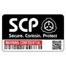 SCP Foundation Waterproof Sticker (Anime Toy)
