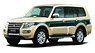 2017 Mitsubishi Pajero V93 (5 Doors) Green/Gold (ミニカー)