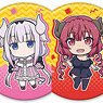Miss Kobayashi`s Dragon Maid Trading Can Badge (Set of 6) (Anime Toy)