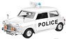 Morris Mini Cooper Police Car (White) (Diecast Car)