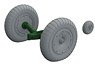 Me163B Wheels (for Gas Patch Models) (Plastic model)