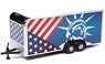 Enclosed Trailer The Stars and Stripes / The Statue of Liberty (Diecast Car)