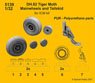 DH.82 Tiger Moth Mainwheels and Tailskid (for ICM) (Plastic model)