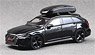 アウディ RS 6 アバント ブラック w/ルーフボックス (ミニカー)