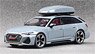 Audi RS 6 Avant Gray w/Roof Box (Diecast Car)
