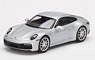 Porsche 911 (992) Carrera 4S GT Silver Metallic (LHD) (Diecast Car)