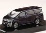 Toyota Vellfire (H30W) Burning Black Crystal Shine Glass Flake (Diecast Car)