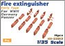 Fire Extinguisher Early Type for WWII Germany Panzer (Plastic model)