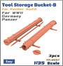 Tool Storage Bucket-B for Panther Ausf.D for WWII Germany Panzer (Plastic model)
