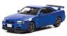 Nissan Skyline GT-R VspecII (BNR34) 2000 Bayside Blue (Diecast Car)