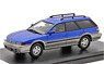 SUBARU LEGACY GRAND WAGON (1996) ロイヤルブルー・マイカ/グレーオパール (ミニカー)