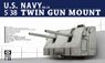 U.S.Navy Mk.38 5`/38 Twin Gun Mount (Plastic model)