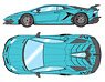Lamborghini Aventador SVJ 2018 Blue Glauco (Diecast Car)