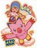 Digimon Adventure: Travel Sticker (4) Sora Takenouchi & Biyomon (Anime Toy)