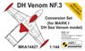 Venom NF.3 Conversion Set (for Mark I Models) (Plastic model)