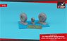 B-17B/C/D/E/F Flying Fortress Wheels w/Weighted Types A (Plastic model)