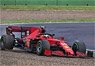 Ferrari SF21 C.Sainz Car N.55 GREEN Intermediate Tyres Polifoam Base (ミニカー)