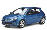 Peugeot 206 RC (Blue) (Diecast Car)